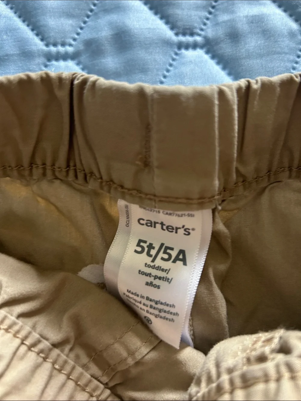 Carter's Navy and Khaki Elastic-Waist Shorts Duo
